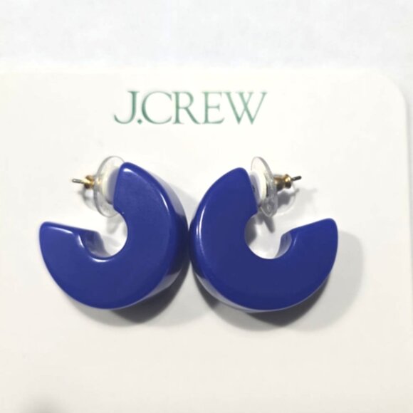 J Crew Hard Candy Acetate Hoops - Picture 2 of 3